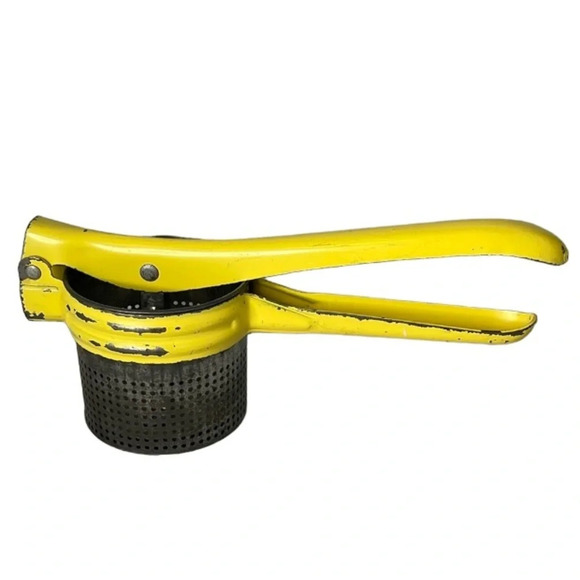 VINTAGE MCM 50’s Tala Potato Ricer Bright Yellow Manual Made In England - Picture 11 of 11